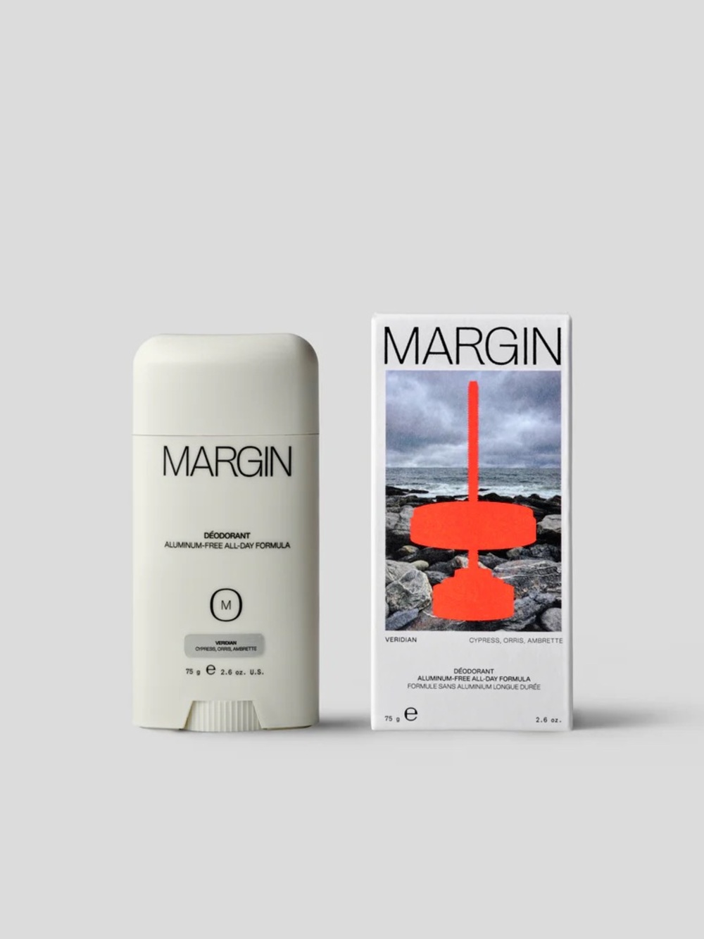 NIB Margin Aluminum Free All Day Deodorant in ‘Veridian’